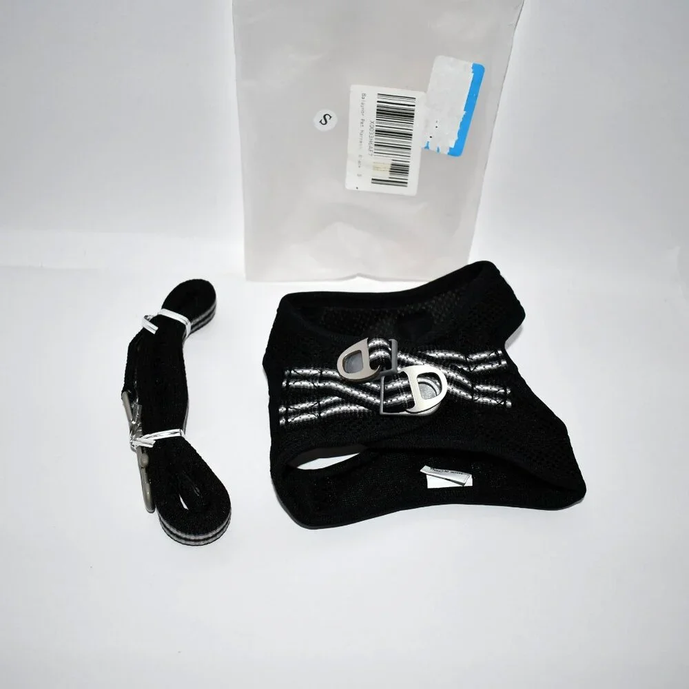 Balaynor cat harness and Leash Set for Cats in Black Size: SMALL NEW